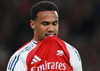 Arsenal’s Gabriel Sidelined for Remainder of Season Due to Hamstring Surgery