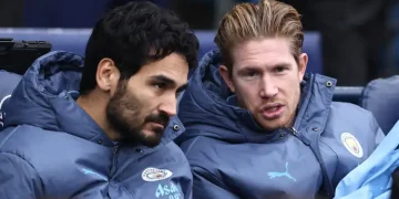 Gundogan Hails Departing De Bruyne as Man City’s Greatest
