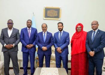 FIFA, CAF Rep Meets Somali President