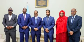FIFA, CAF Rep Meets Somali President
