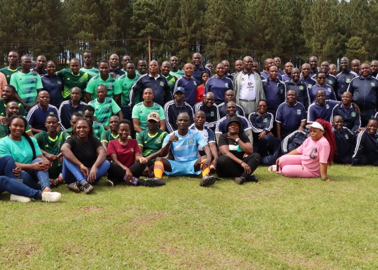Defence Staff Bond Through Sport at UPDF’s Senior Command College