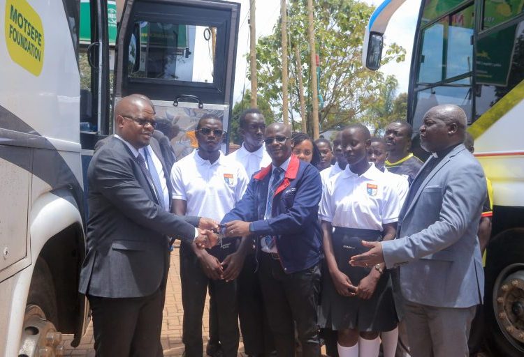 Magogo Applauds School Sports Progress as CAF Donates Buses to Royal Giant and Amus