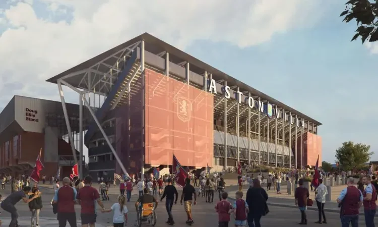Aston Villa to Expand Villa Park Capacity to Over 50,000
