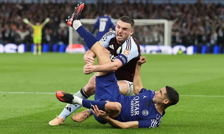 Villa’s Heroics Fall Short as PSG Hold On in Thrilling Champions League Clash