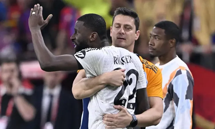 Rudiger Red-Carded for Object Throw in Copa del Rey Final Loss