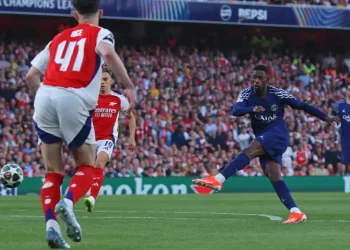 Dembele’s Early Strike Gives PSG Champions League Semifinal Edge Over Arsenal