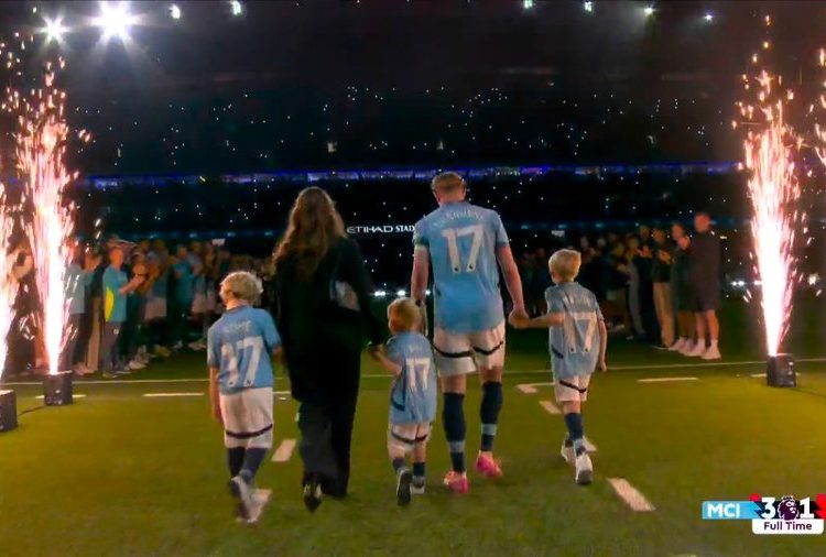 Etihad Bids Tearful Farewell to City Legend Kevin De Bruyne
