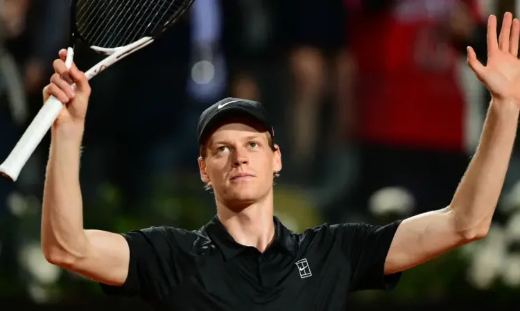 Sinner Celebrates Comeback Win in Rome