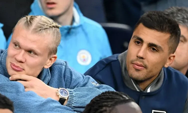 Haaland and Rodri Back in Man City Training