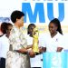Nnaabagereka Urges More Investment in Sports as She Welcomes FUFA Women’s Super League Trophy