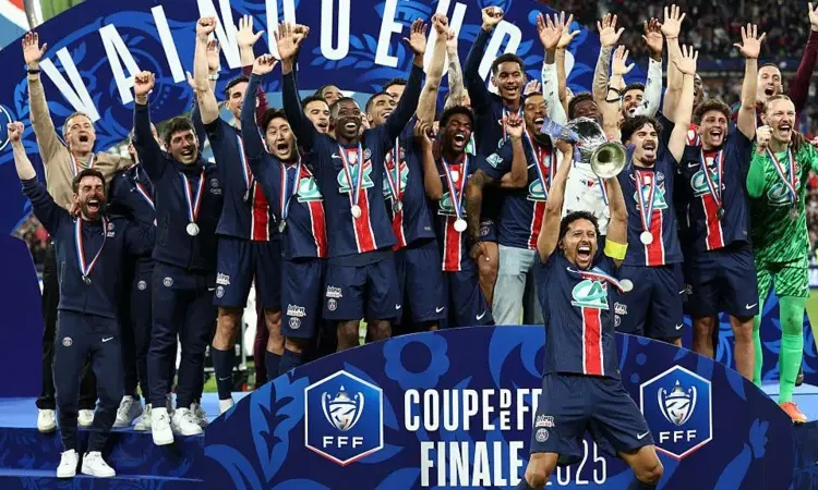 PSG One Win Away from Historic Treble After French Cup Triumph