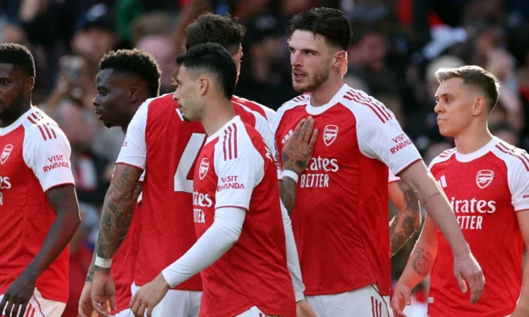 Rice Strike Seals Arsenal’s Champions League Return