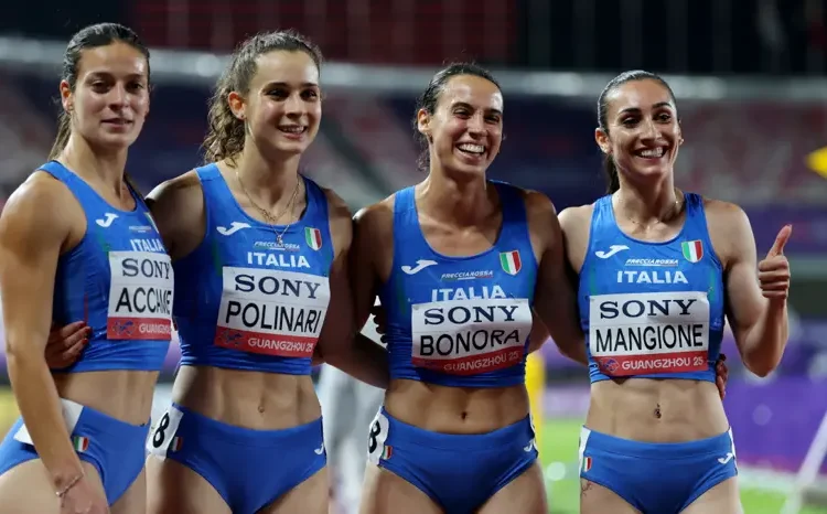 Italy, Canada, Jamaica Shine in Mixed Relay Debut