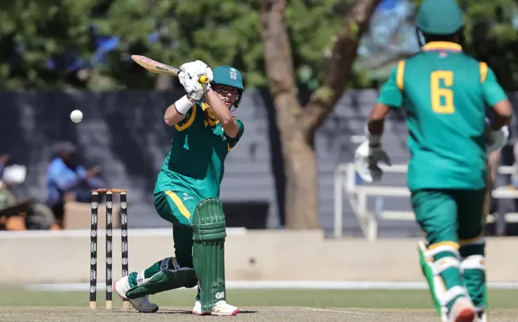 Cricket: Rowles’ 94 Seals SA U19 Namibia Whitewash