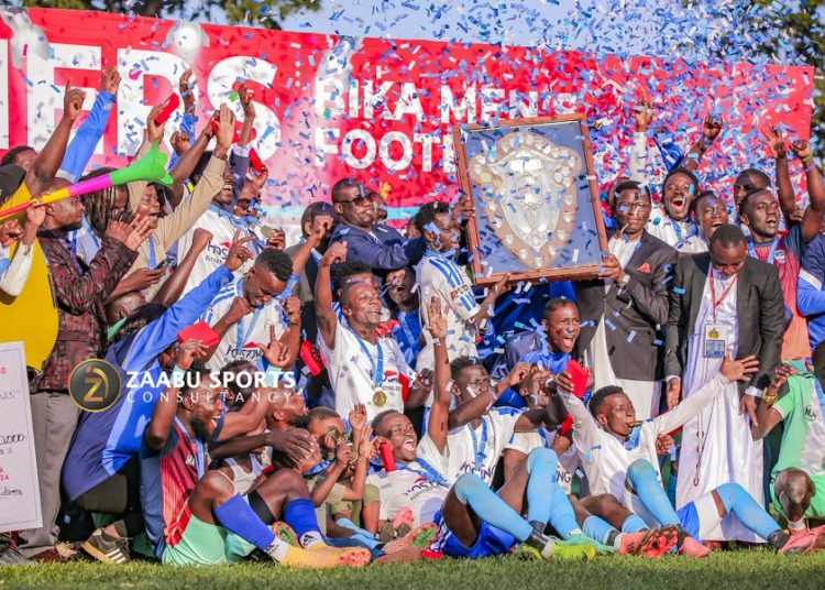 Ngabi Nsamba Edge Ndiga in Penalty Shootout to Defend Bika Bya Baganda Football Shield