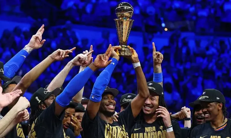 Oklahoma City Thunder Crowned NBA Champions, Gilgeous-Alexander Named Finals MVP