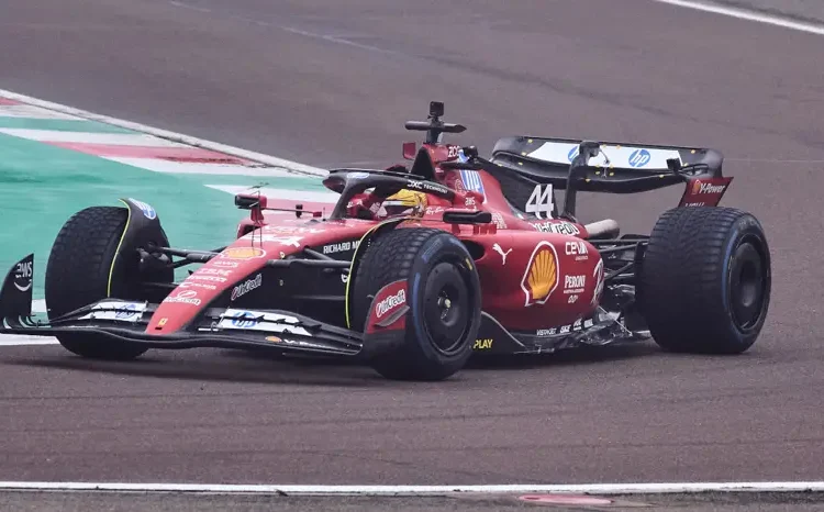 Hamilton Hails “Mega Progress” as Ferrari Overtakes Mercedes