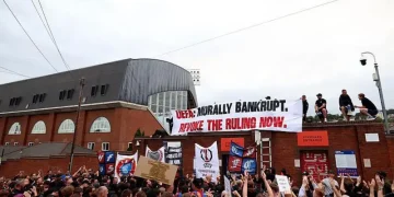 Crystal Palace Fans Protest ‘Injustice’ as Europa League Demotion Sparks Outcry