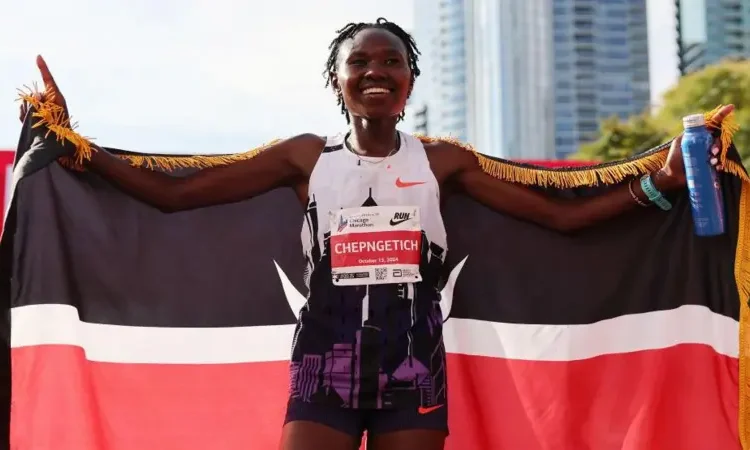 Marathon World Record Holder Ruth Chepngetich Suspended for Doping