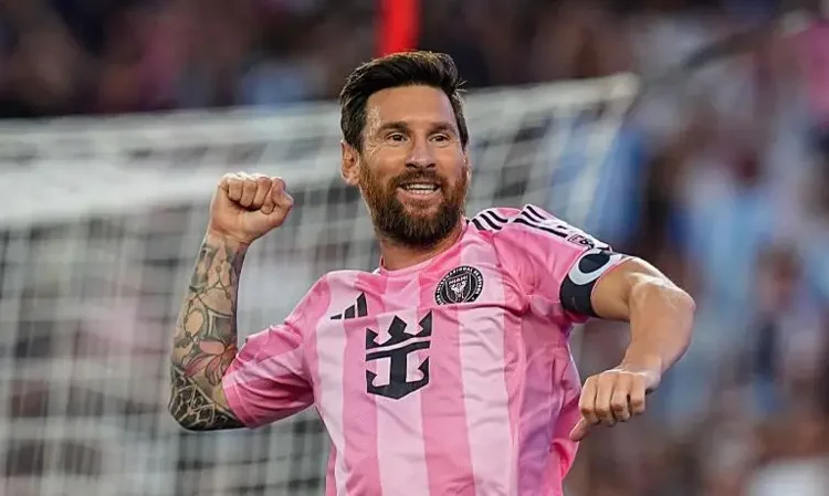 Messi Breaks MLS Record with Double in Miami Win
