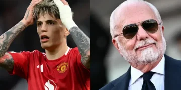 Napoli President Eyes Man Utd’s Garnacho