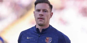 Barcelona Strip Marc-Andre ter Stegen of Captaincy