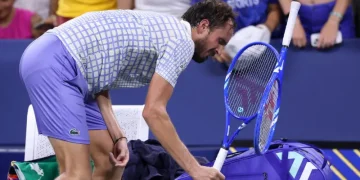 Medvedev Fined for On-Court Meltdown at US Open