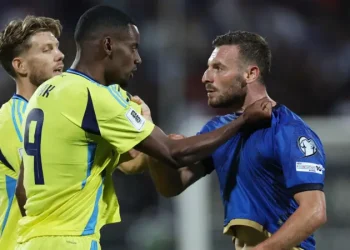 Isak Back on The Pitch as Sweden Lose to Kosovo