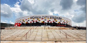 PHOTOS: Hoima Stadium Nears Finish as Final Installations Begin