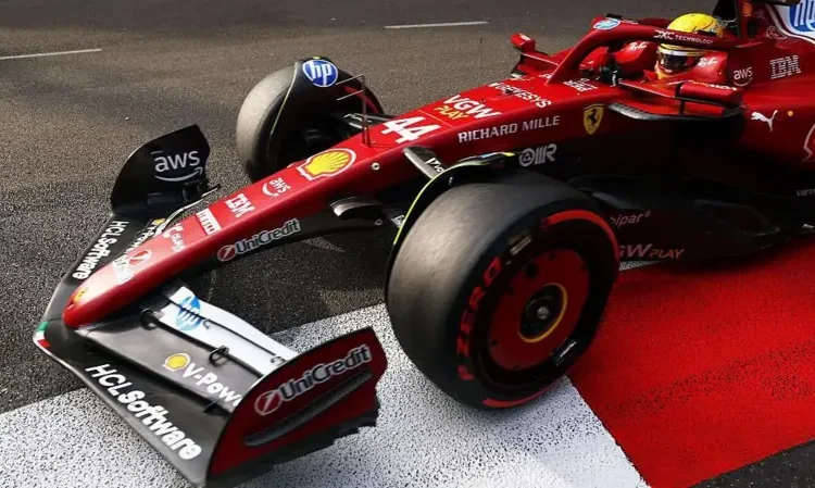 Hamilton and Ferrari Shine, Norris Crash Mars Practice in Baku