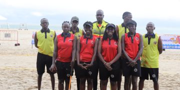 Uganda Men’s Team Storm Beach Woodball World Cup Semis