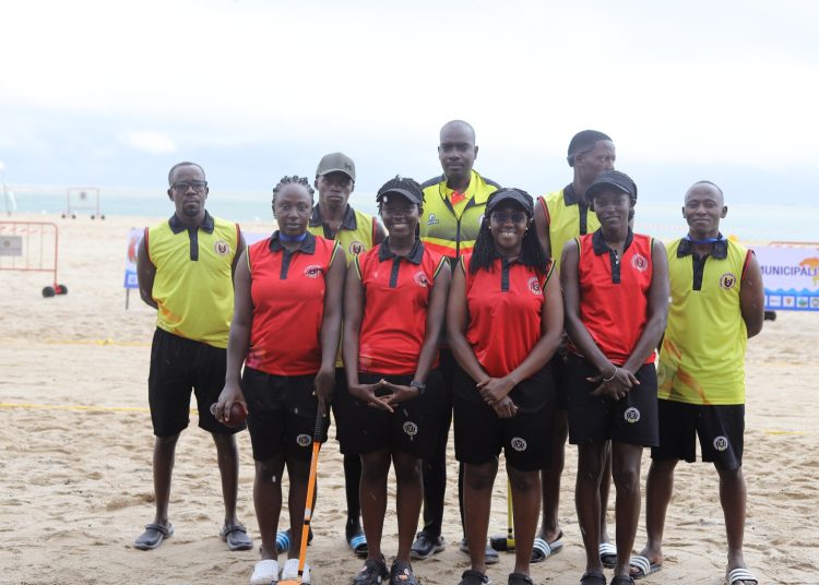 Uganda Men’s Team Storm Beach Woodball World Cup Semis