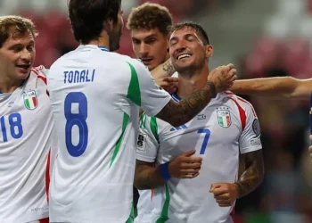 Tonali’s Last-Gasp Goal Caps Thrilling 5-4 Win for Italy