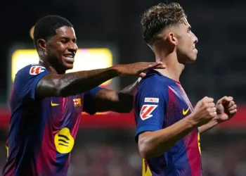 Barcelona Thrash Valencia with Rashford Getting First Assist