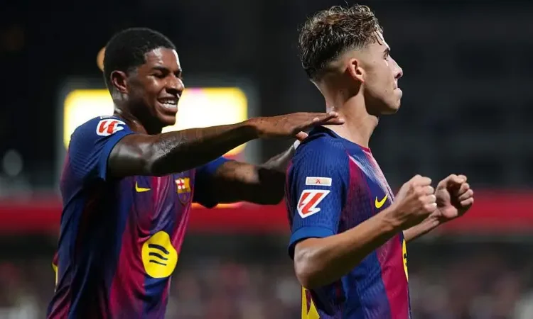 Barcelona Thrash Valencia with Rashford Getting First Assist