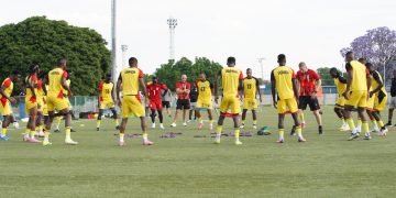Uganda Cranes Begin Training in Botswana Ahead of Crucial World Cup Qualifier