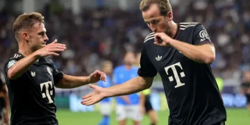 Kane’s Double Powers Bayern to Champions League Rout