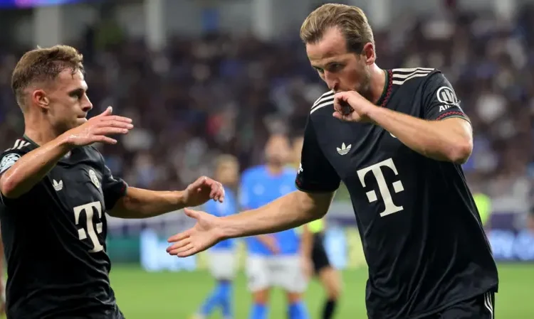 Kane’s Double Powers Bayern to Champions League Rout