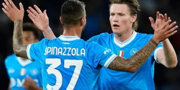 Napoli Claims Serie A Lead After Dominant Win Over Inter