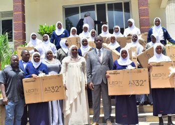 Kawempe Muslim Rewards Girls’ Football Stars with Smart TVs