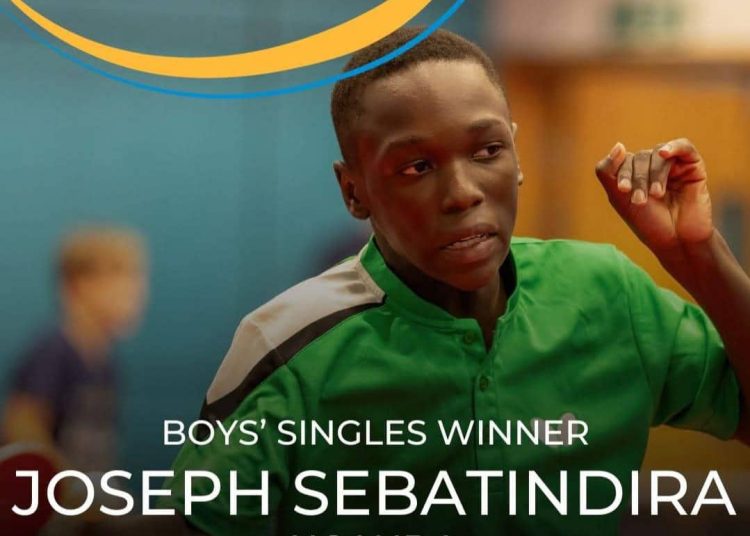 Uganda Table Tennis Impresses on Global Stage as Sebatindira Shines in Sheffield