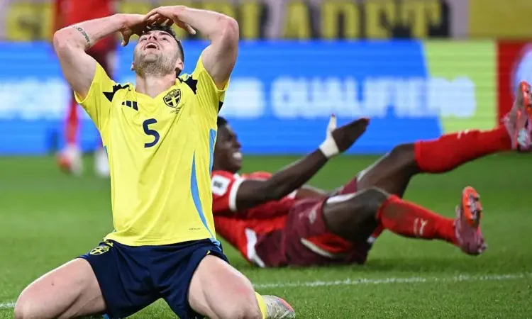 Sweden’s World Cup Hopes in Tatters After Switzerland Loss
