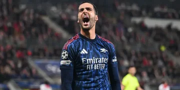 Makeshift Merino Fires Arsenal to Record-Equalling Win in Prague