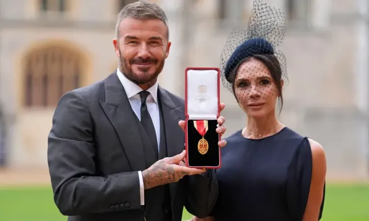 Sir David Beckham Knighted by King Charles
