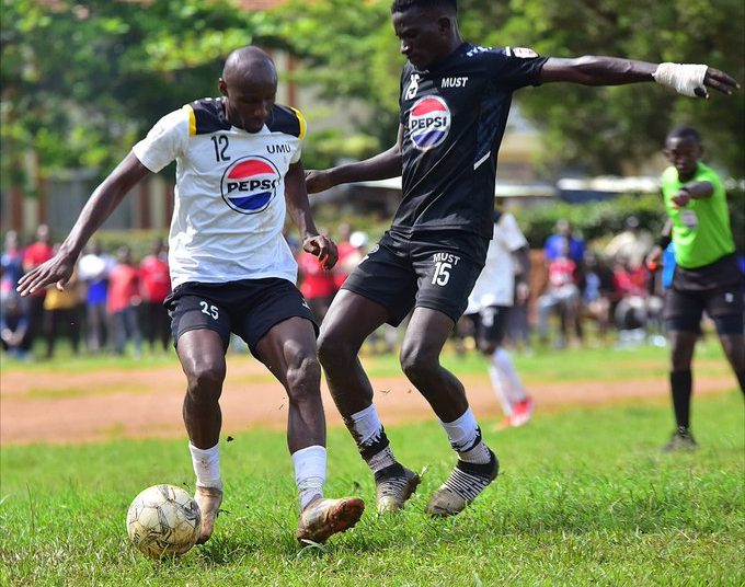 Captain Obedgiu Leads by Example as Uganda Martyrs Sink MUST in University Football League
