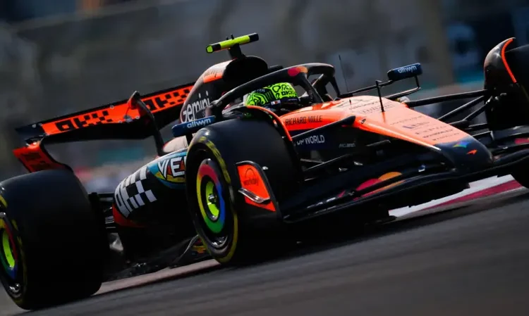 Norris Edges Verstappen in Abu Dhabi Practice to Boost Title Hopes