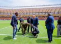 CDF Kainerugaba Inspects Hoima City Stadium Ahead of Commissioning