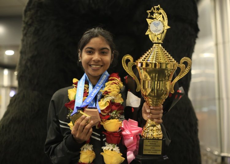 Uganda Officials Receive African Badminton Medalists on Return From Botswana