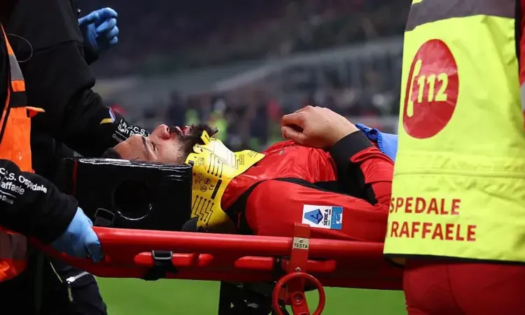 Loftus-Cheek Stretchered Off with Broken Jaw in Milan Defeat