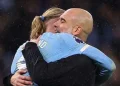 Guardiola Toasts Victory as City Pile Pressure on Arsenal